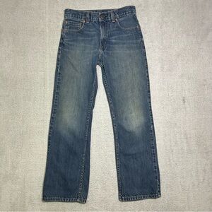Levi’s 527 Bootcut Jeans Boys Size 14 Reg 27x27 Blue Medium Wash Denim Faded